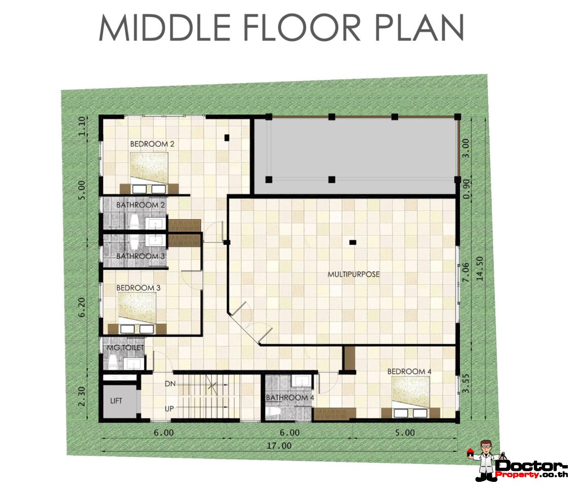 Luxury 5 Bedroom Sea View Villa in Bang Rak, Koh Samui – For Sale